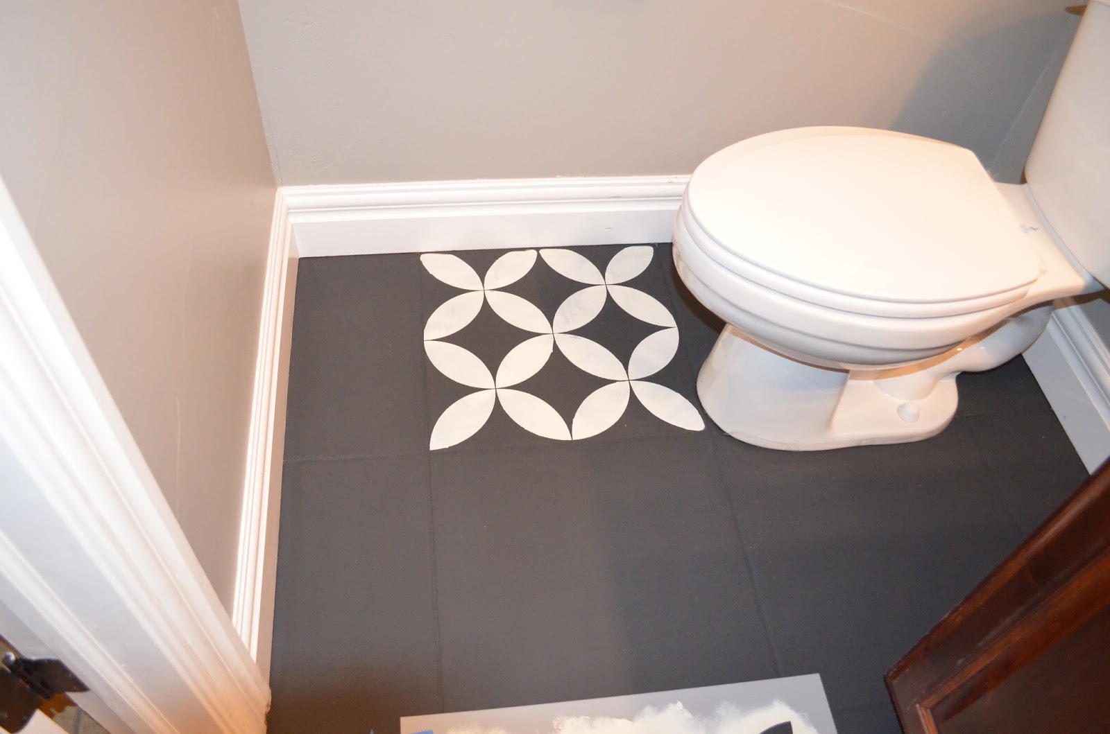 The Girl Who Painted Her Tile What, How To Paint Ceramic Floor Tile