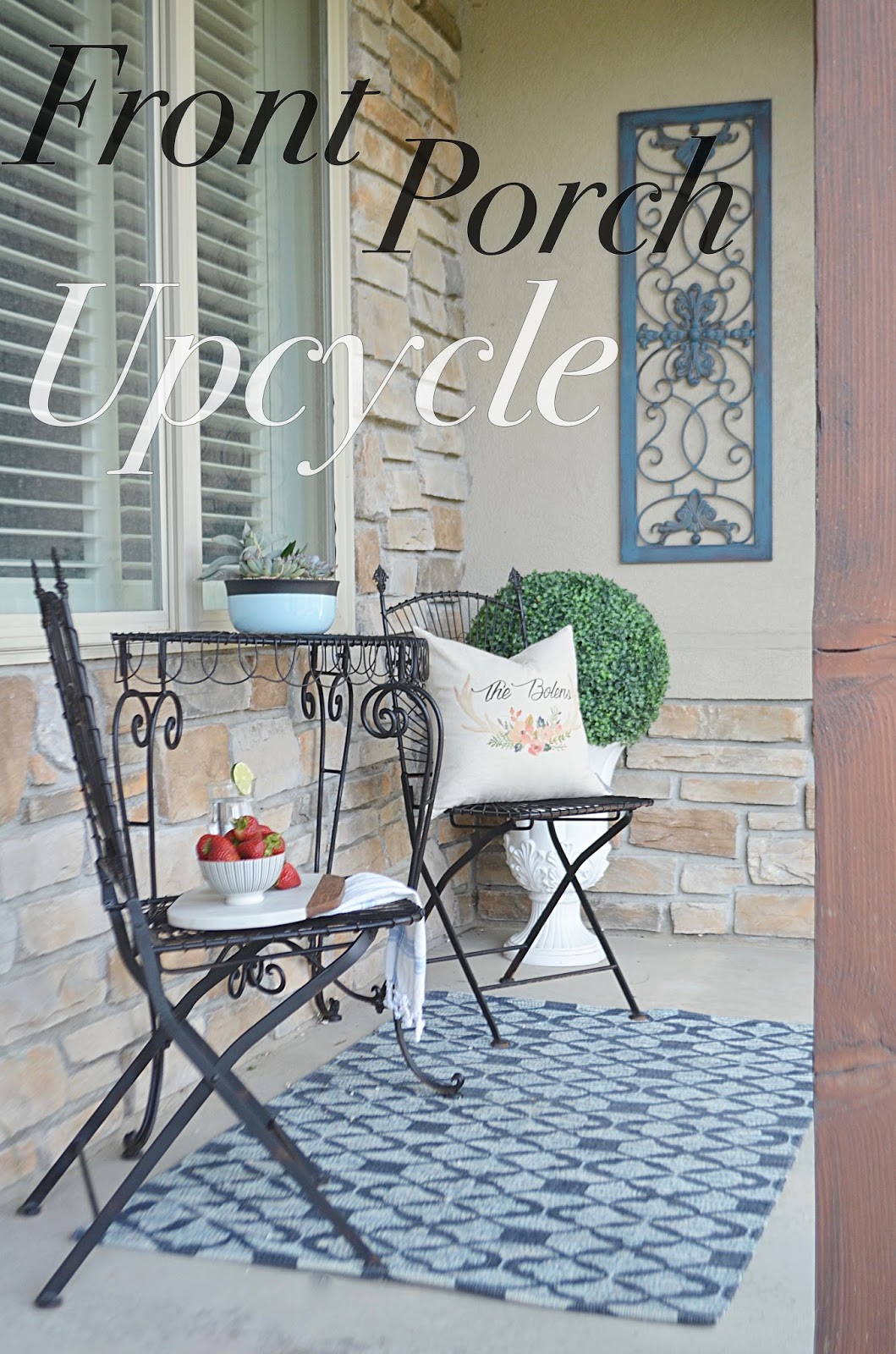 upcycle, patio, patio furniture, outdoor decor
