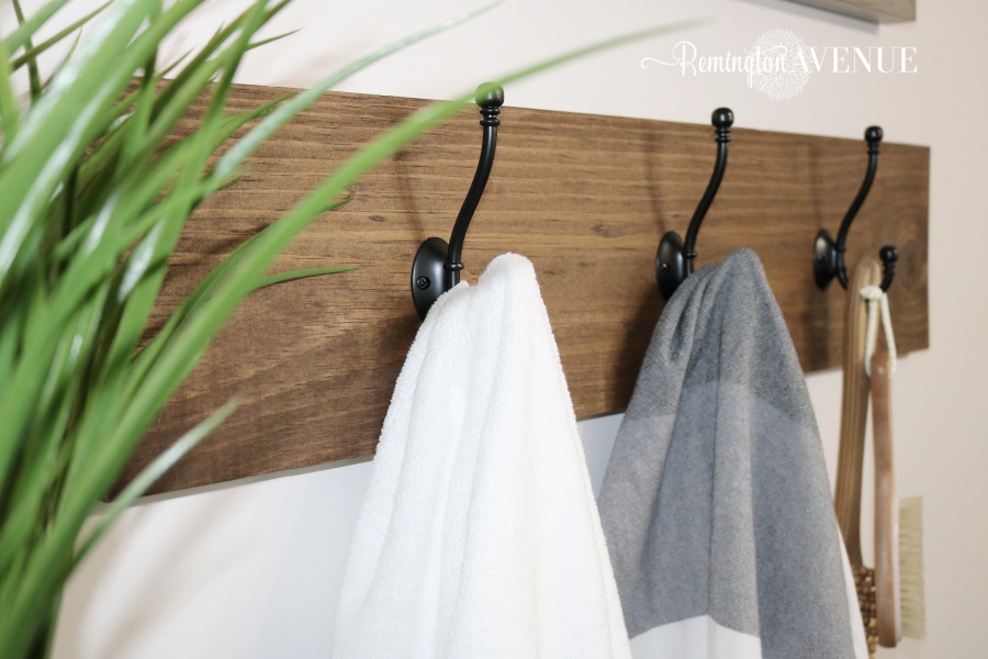 Diy Towel Rack Remington Avenue - Bathroom Towel Rack Build