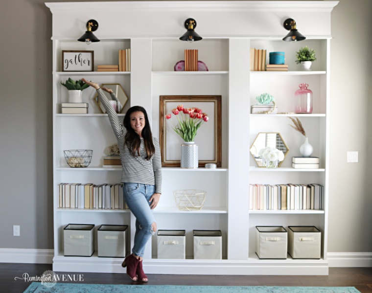 Ikea Billy Bookcase Library, How To Make Custom Shelves