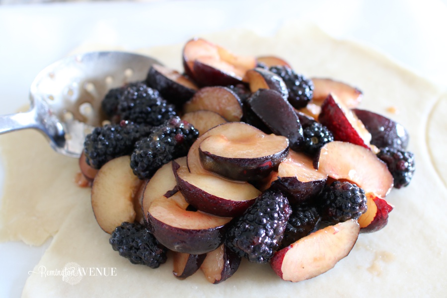 plum, blackberry rustic tart- fall recipes/ desserts