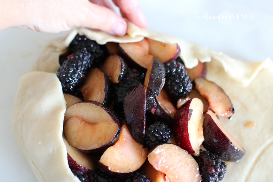 plum, blackberry rustic tart-fall recipes/desserts