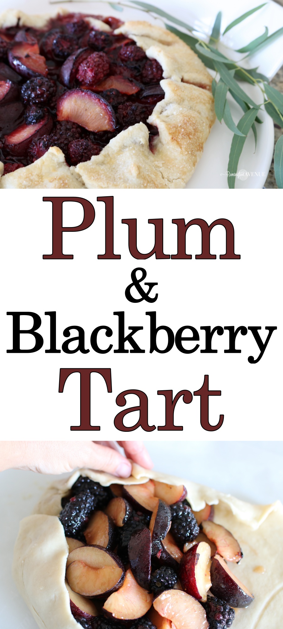 plum, blackberry tart- fall desserts