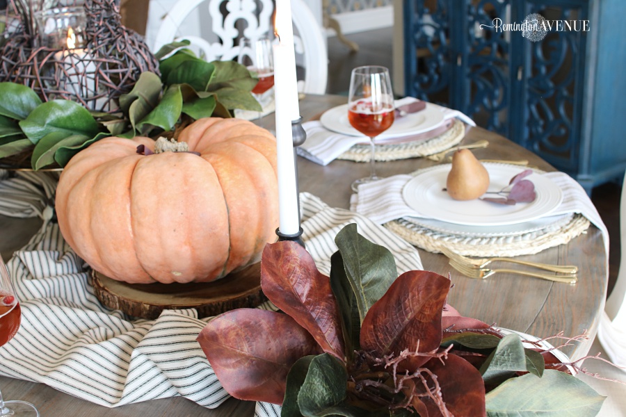 Thanksgiving Entertaining- A harvest Table