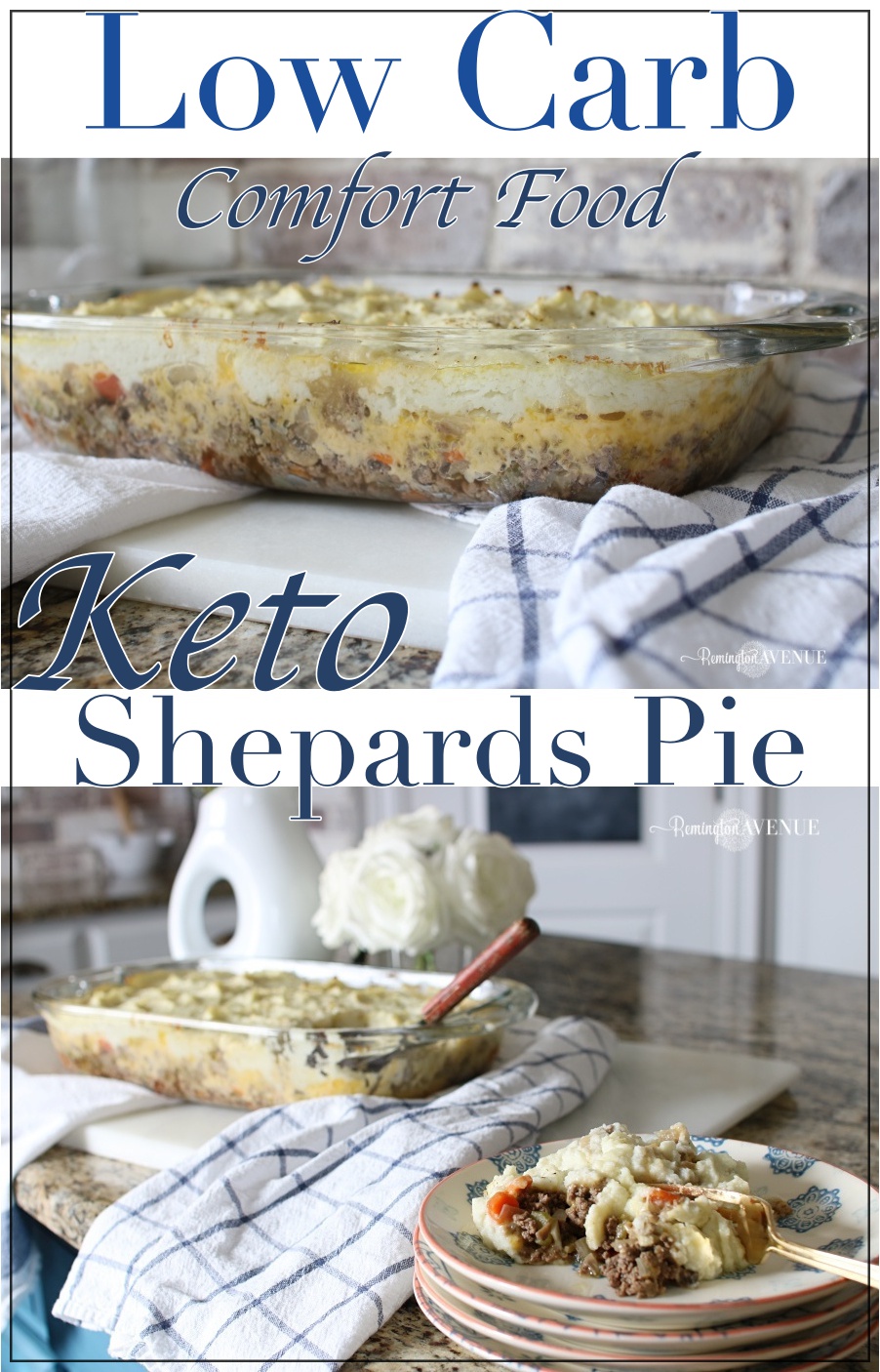 Ketogenic low carb comfort food- Shepards Pie Recipe