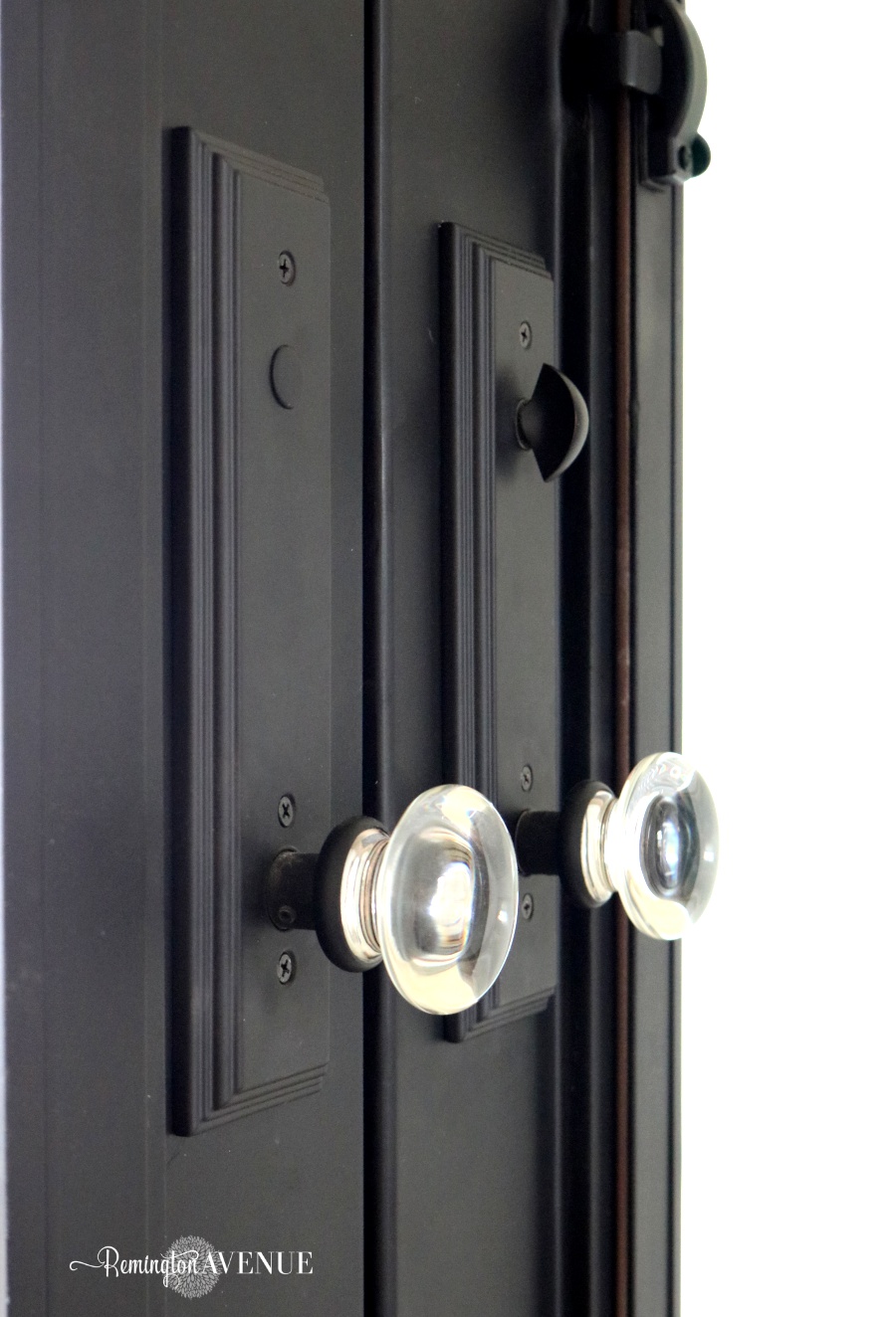X detail Steel Front Door design 