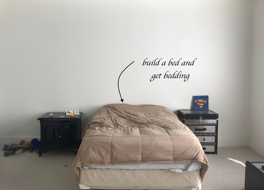 blank slate boy's room