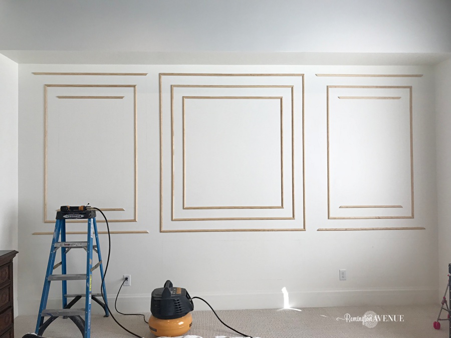 How To Install Modern Wall Molding Remington Avenue - How To Install Decorative Molding On Walls
