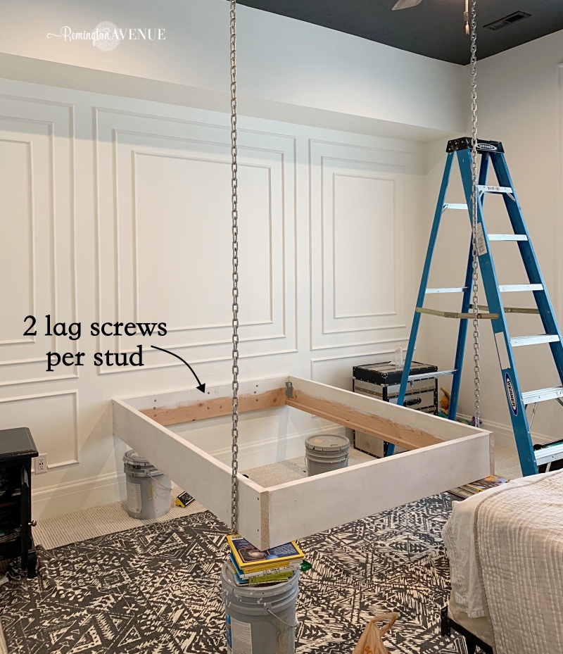 How To Build A Suspended Bed, Suspended Bed Frame