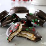 Chocolate covered peanut butter & marshmallow ritz crackers