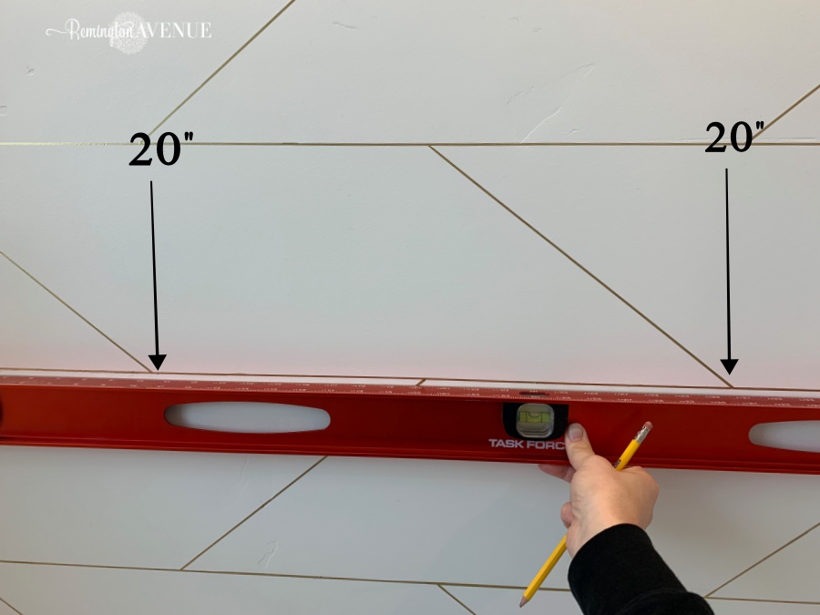 easy geometric sharpie wall tutorial
