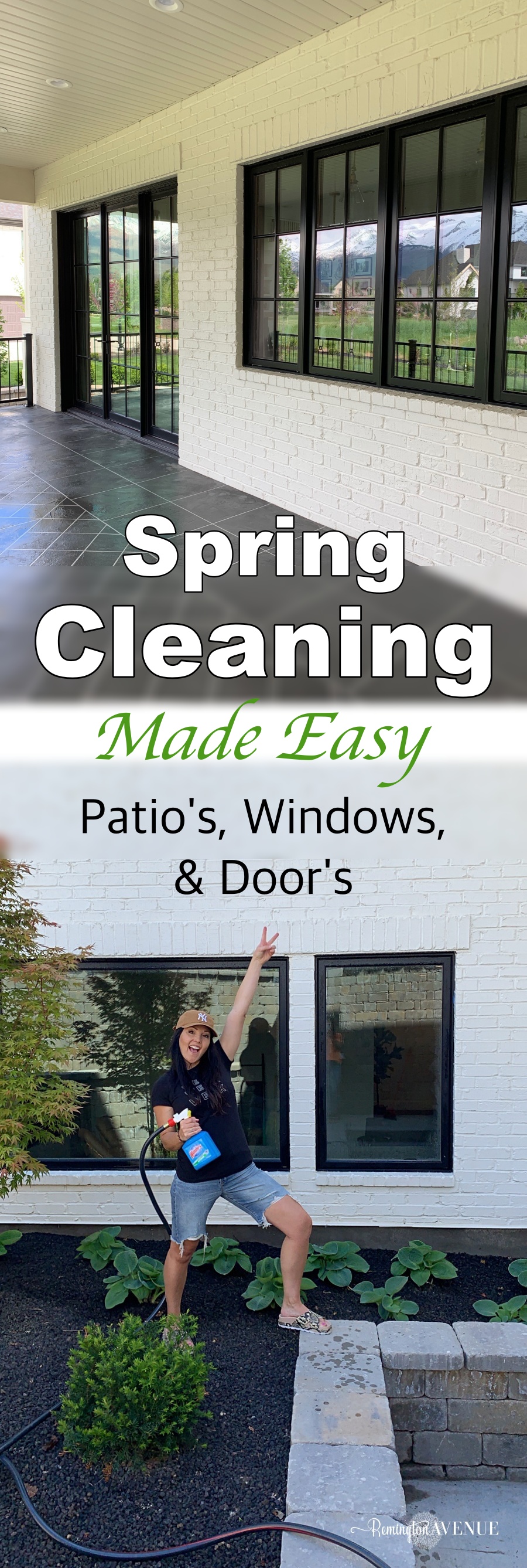 Spring Cleaning my Outdoor Patio and windows