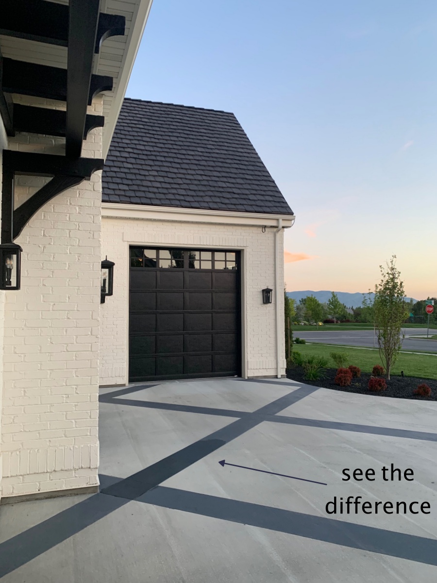 Adding Curb Appeal with a Painted Driveway