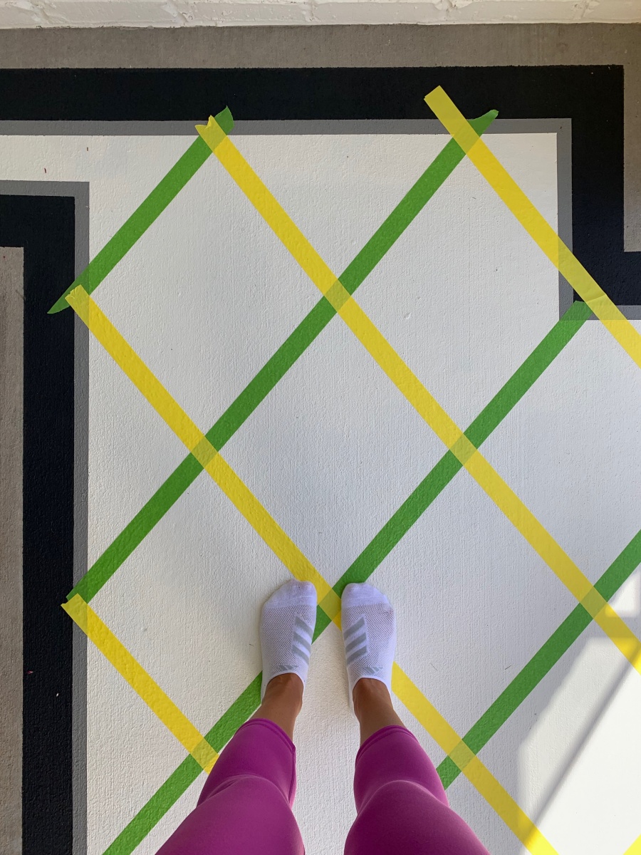 paint a porch or patio rug