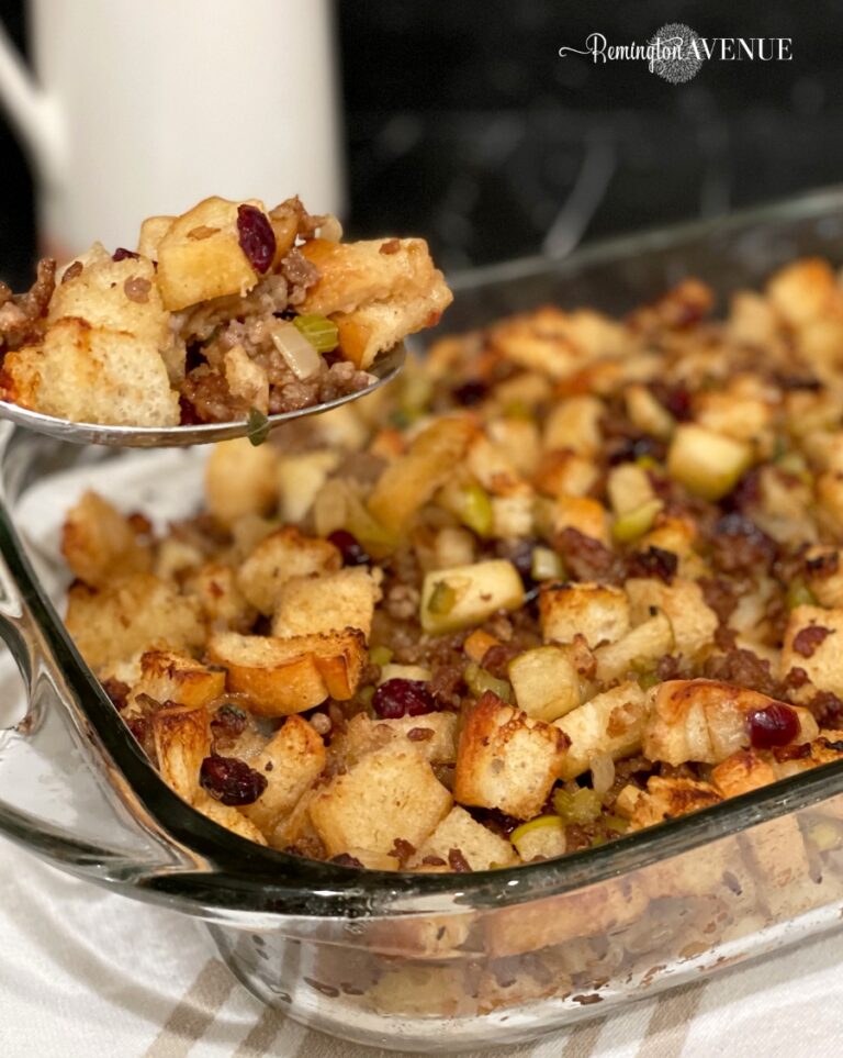 Simple Sausage And Sourdough Stuffing Recipe