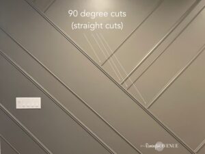 diy asymmetrical wall design
