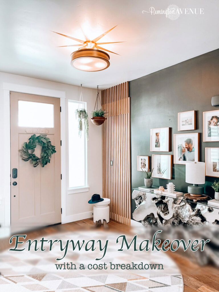 Entryway Makeover: Before and After - Remington Avenue