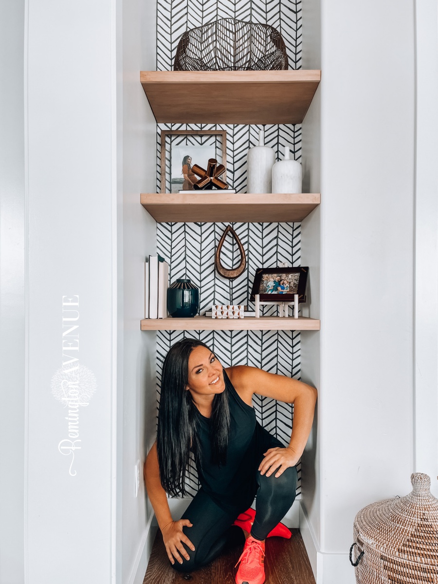 Budget Friendly Floating Shelf DIY Tutorial - Remington Avenue