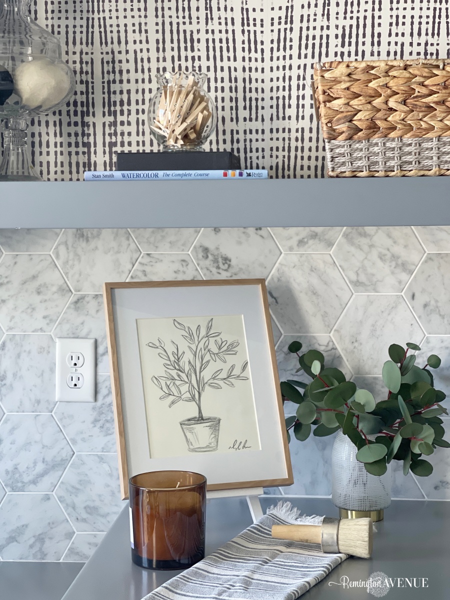 How To Hang A Mirror On A Tile Wall - Remington Avenue