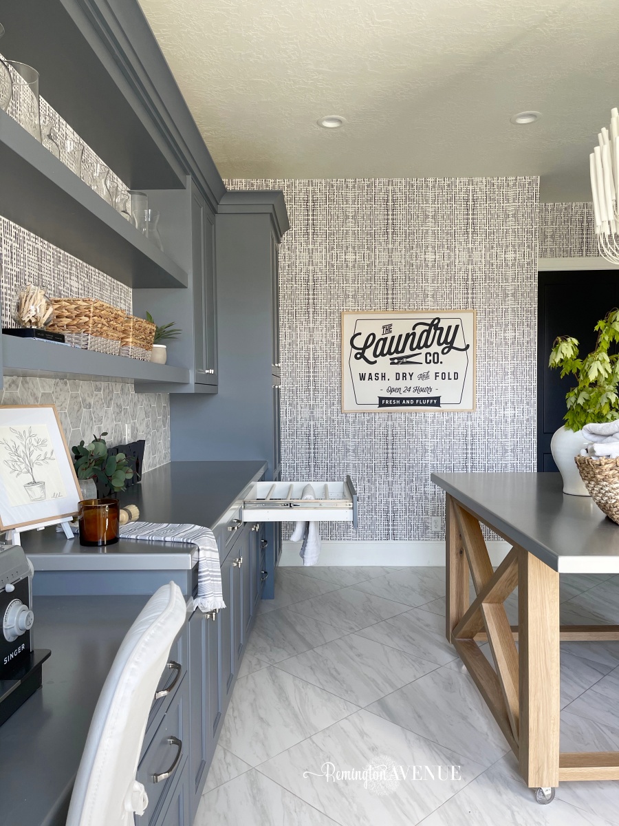 Make The Laundry Room Your Favorite One With Peel  Stick Wallpaper
