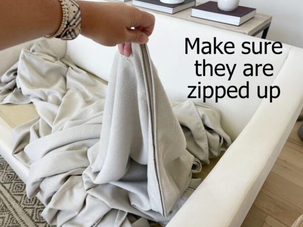 How to Wash Pottery Barn Slipcovers - Remington Avenue