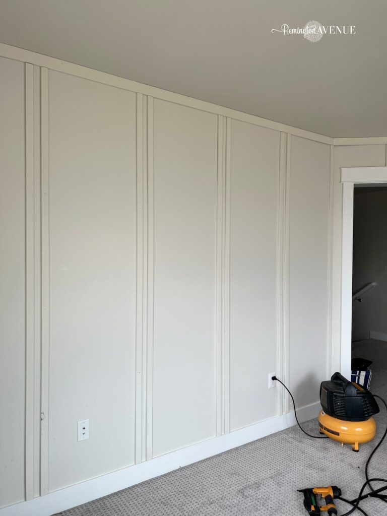 DIY Bedroom Wall Molding - Remington Avenue