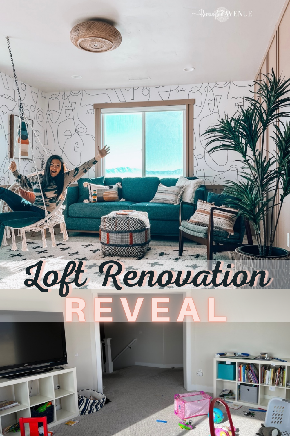 Sister's Loft Renovation Reveal - Remington Avenue