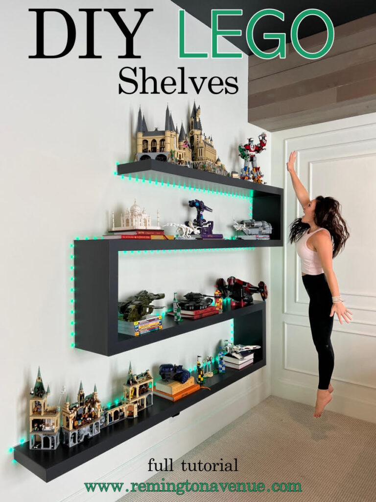 DIY Lego Shelf Tutorial