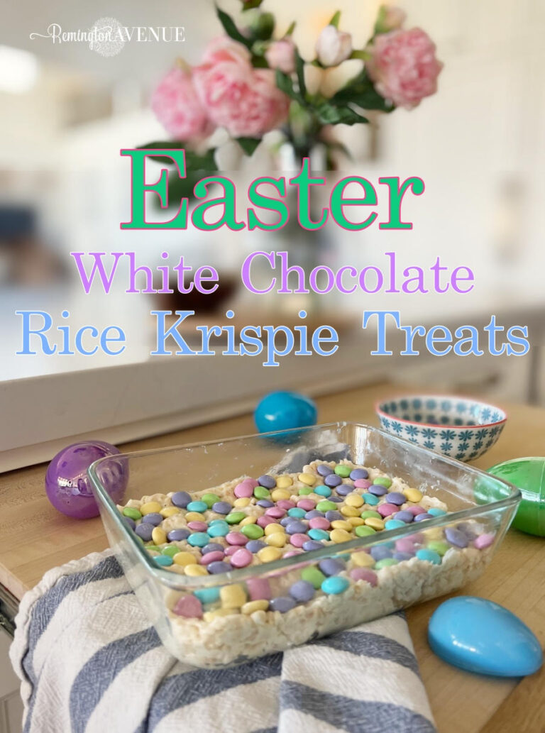Easter White Chocolate Rice Krispie Treats