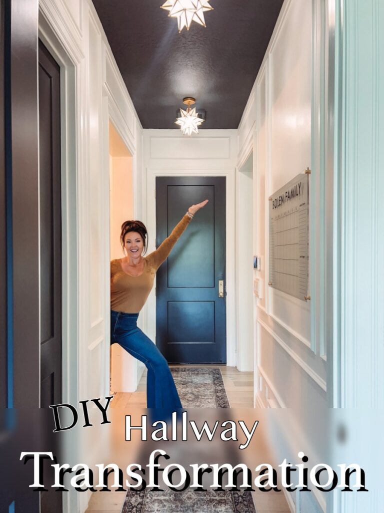 diy hallway transformation