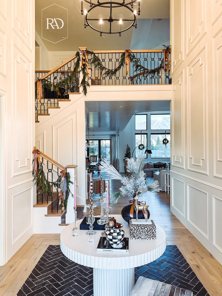 Holiday Home Tour: Entryway & Living Room - Remington Avenue