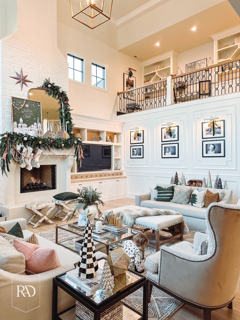 Holiday Home Tour: Entryway & Living Room - Remington Avenue