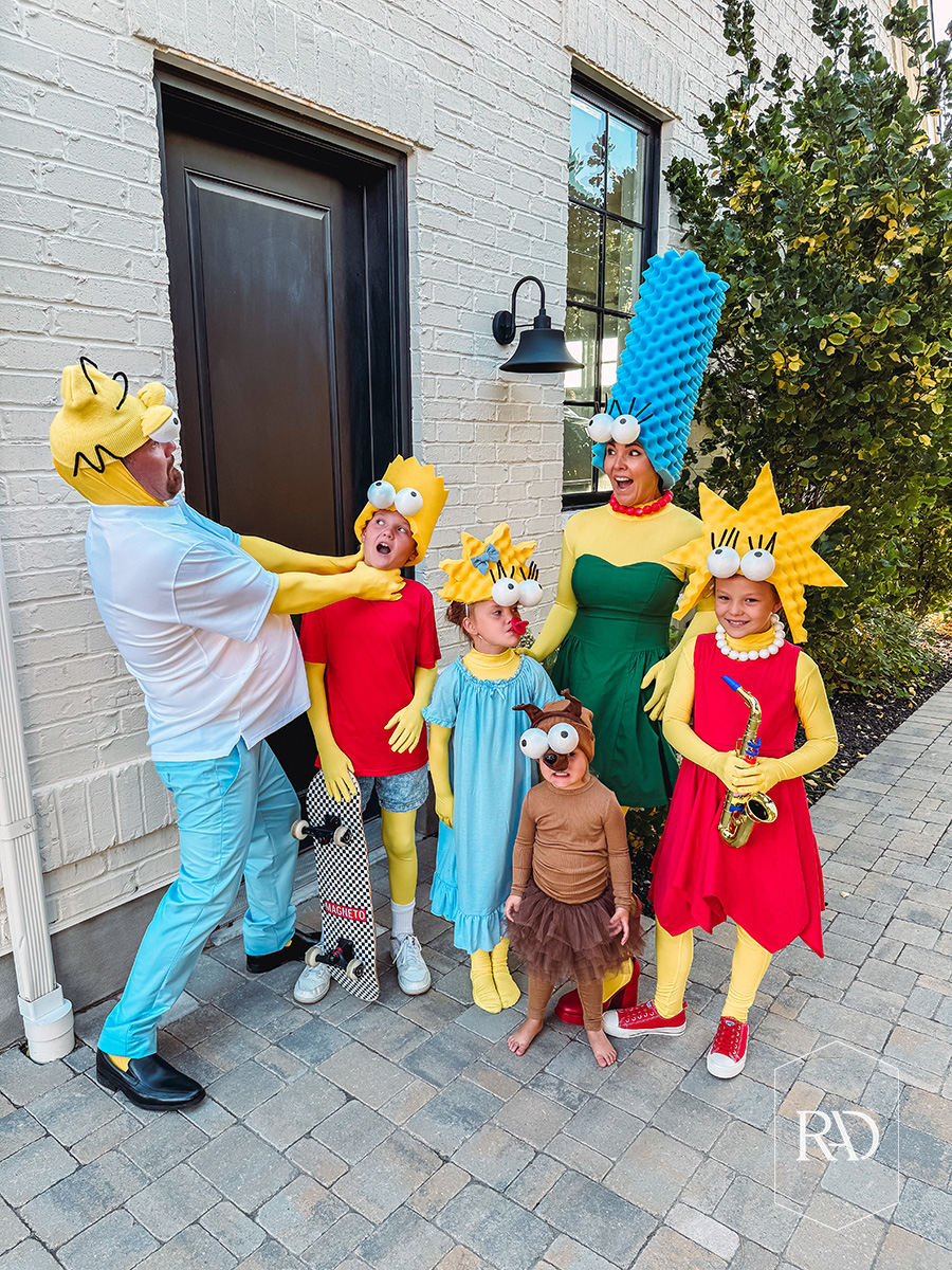 diy simpsons costumes for the whole family