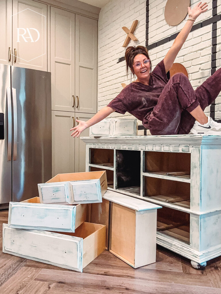 DIY Vintage Dresser Flip with Cane Detail - Remington Avenue