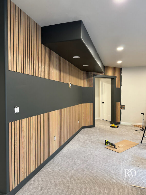 White Oak Slat Feature Wall - Remington Avenue