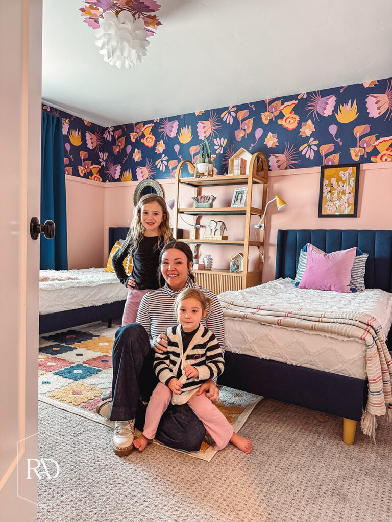 Budget Friendly Shared Girls Room Reveal