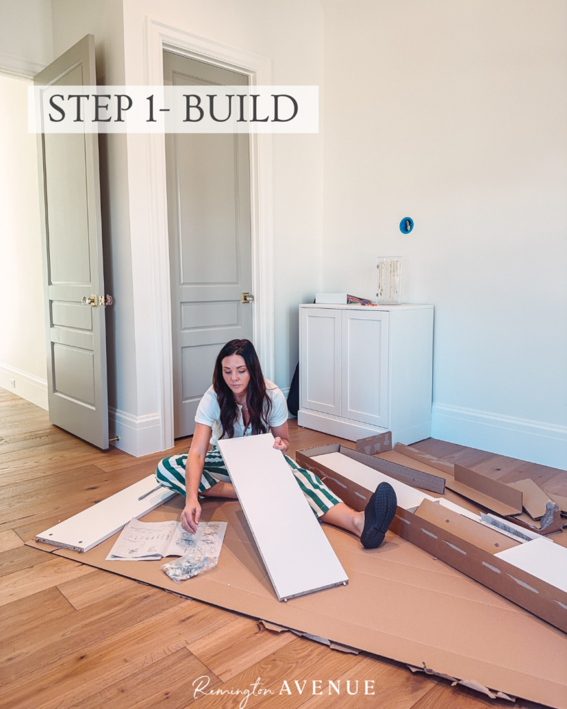 DIY Custom IKEA Built-in