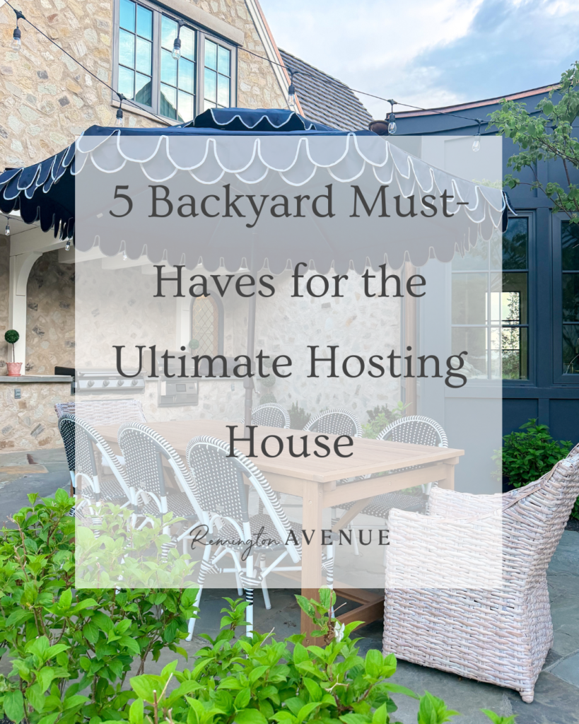 5 Backyard Must-Haves for Outdoor Entertaining