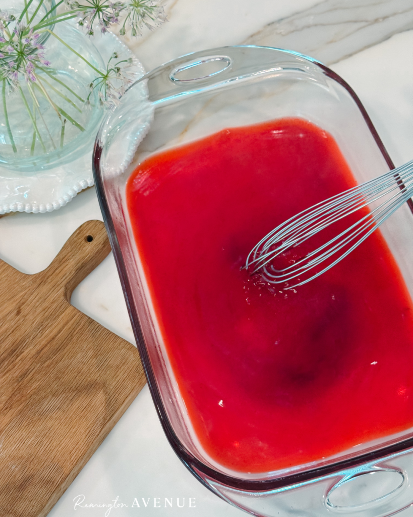 Red Raspberry Jello Dessert Recipe