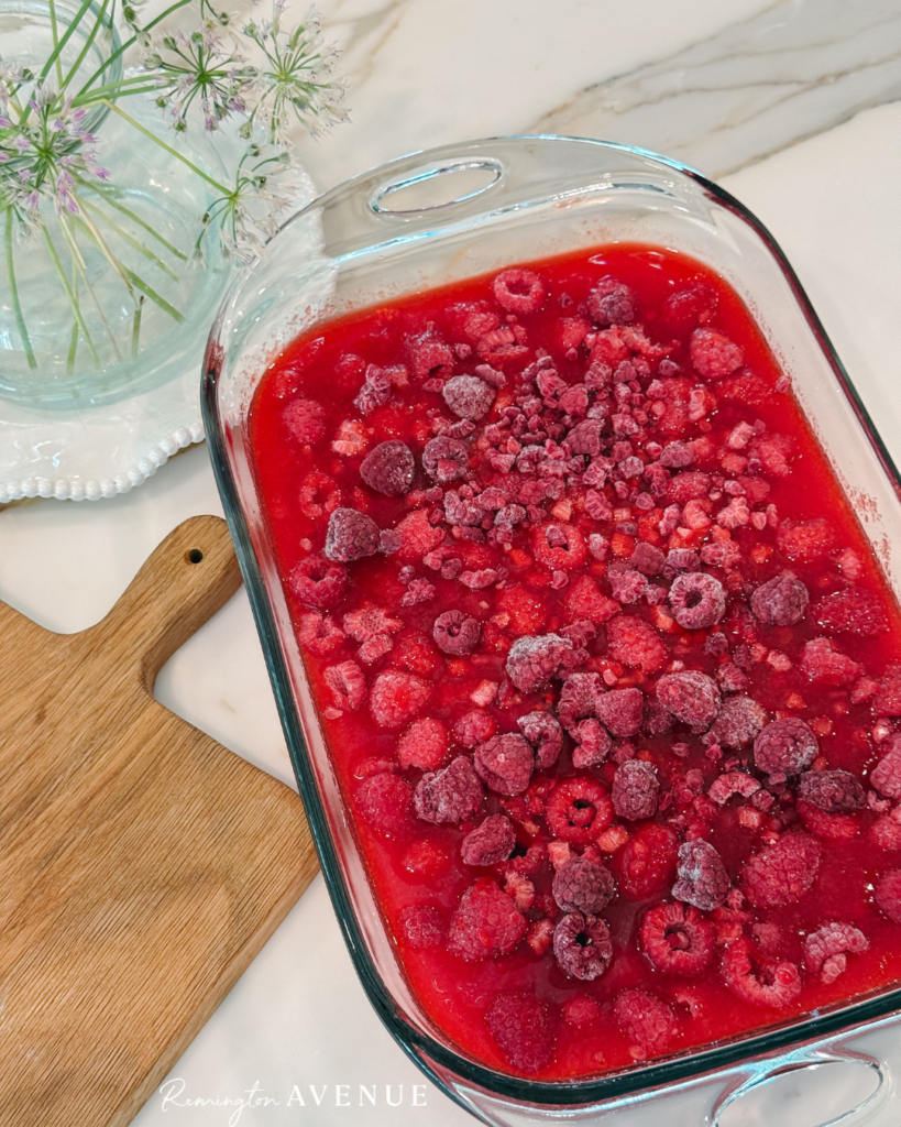 Red Raspberry Jello Dessert Recipe