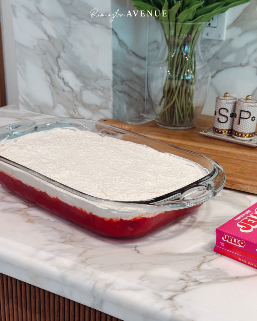 Red Raspberry Jello Dessert Recipe
