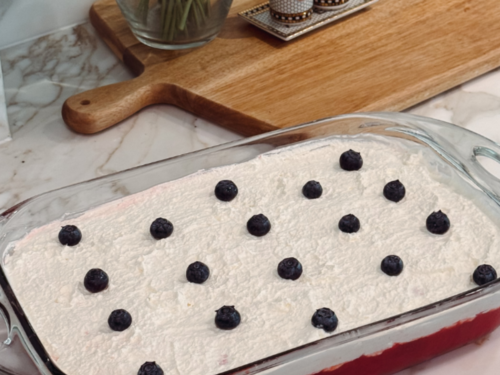 Easy Red Raspberry Jello Dessert Recipe - Remington Avenue