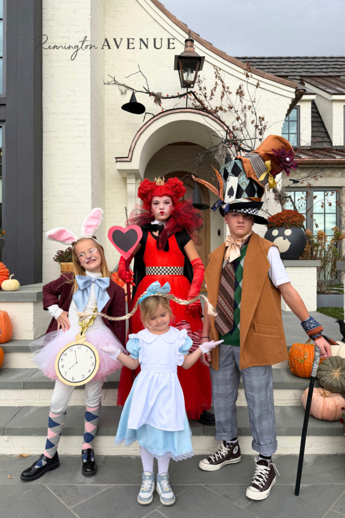 Our DIY Alice in Wonderland family costume